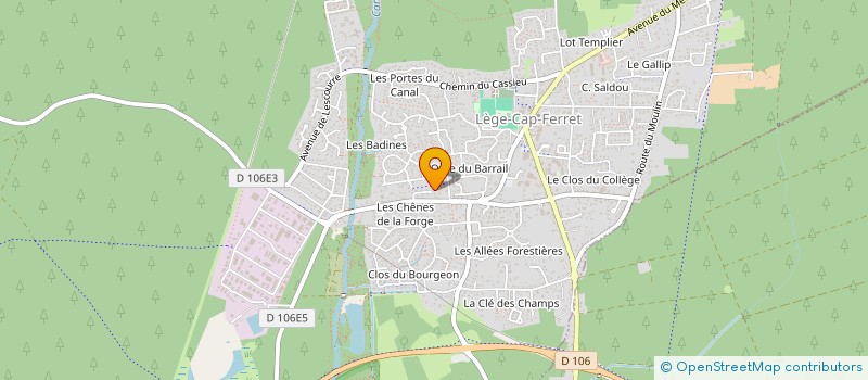 localisation de l'entreprise MADAME ANAIS HIMONT à LEGE-CAP-FERRET