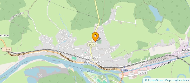 localisation de l'entreprise MADAME ANAIS HINET  SAINT-LEGER-DES-VIGNES