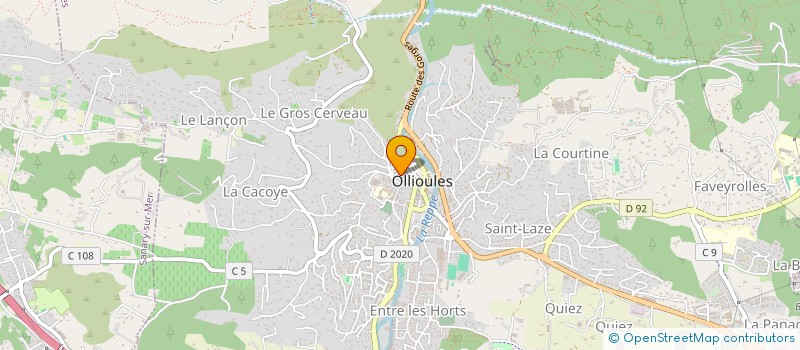 localisation de l'entreprise MADAME ANAIS HOLLECKER  OLLIOULES