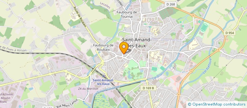 localisation de l'entreprise MADAME ANAIS HOUANT  SAINT-AMAND-LES-EAUX