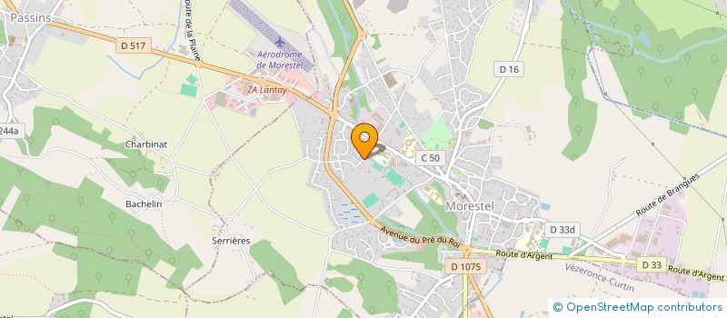 localisation de l'entreprise MADAME ANAIS HUMBERT  MORESTEL