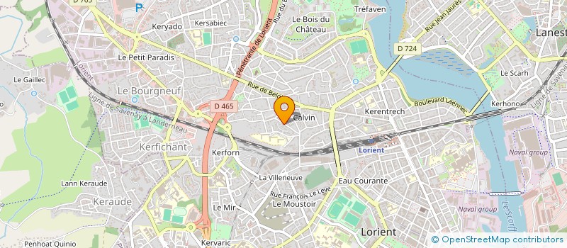 localisation de l'entreprise MADAME ANAIS IHADDADENE  LORIENT