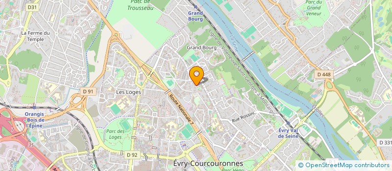 localisation de l'entreprise MADAME ANAIS INDZEMBIS  EVRY-COURCOURONNES