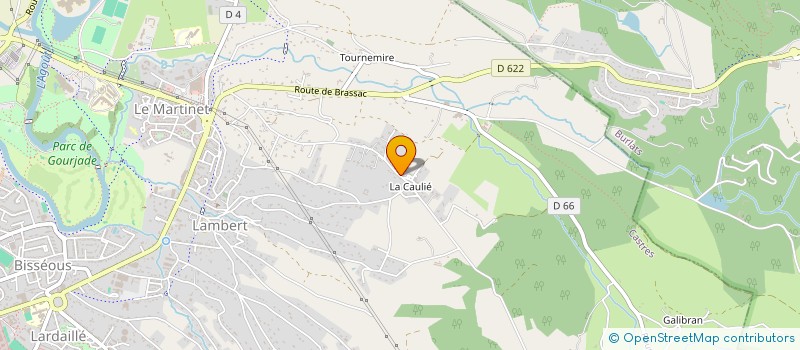 localisation de l'entreprise MADAME ANAIS JACOB  CASTRES