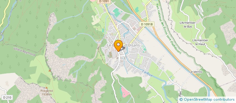 localisation de l'entreprise MADAME ANAIS JACQUET  LE BOURG-D'OISANS