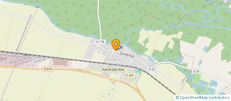 localisation de l'entreprise MADAME ANAIS JASCHINSKI  CHATRES