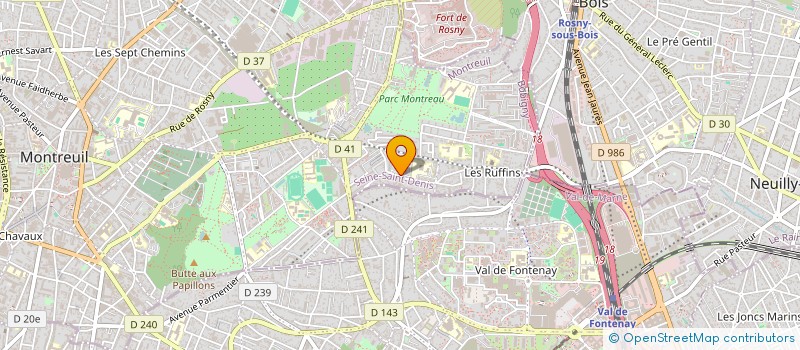 localisation de l'entreprise MADAME ANAIS JEAN-TOUSSAINT à MONTREUIL