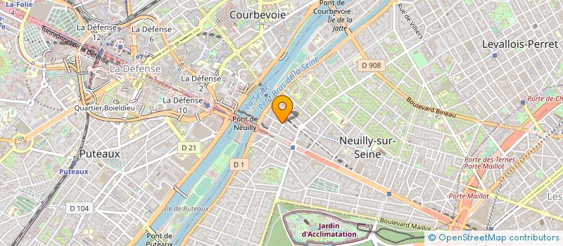 localisation de l'entreprise MADAME ANAIS JEANNEL DABRY DE THIERSANT à NEUILLY-SUR-SEINE