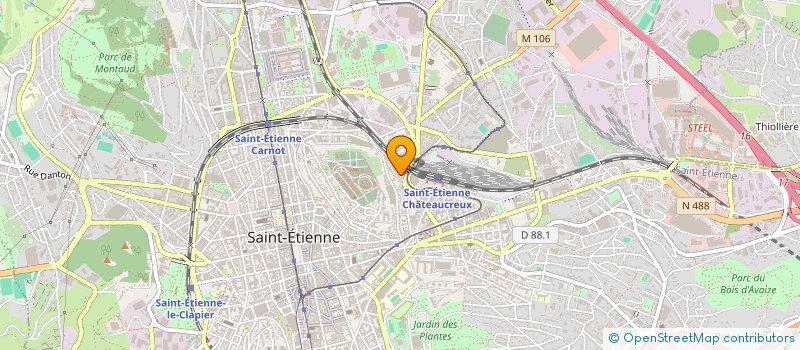 localisation de l'entreprise MADAME ANAIS JEANPIERRE  SAINT-ETIENNE