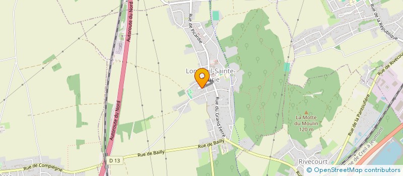 localisation de l'entreprise MADAME ANAIS JORDAN  LONGUEIL-SAINTE-MARIE