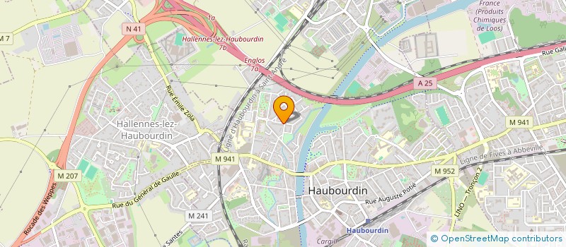 localisation de l'entreprise MADAME ANAIS JOUANNIN  HAUBOURDIN