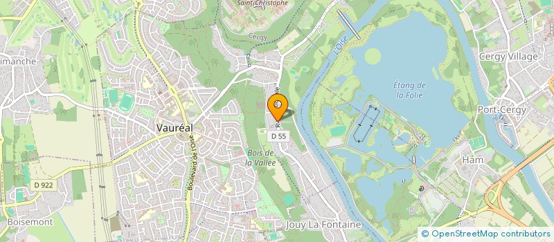 localisation de l'entreprise MADAME ANAIS JOUANNY  VAUREAL