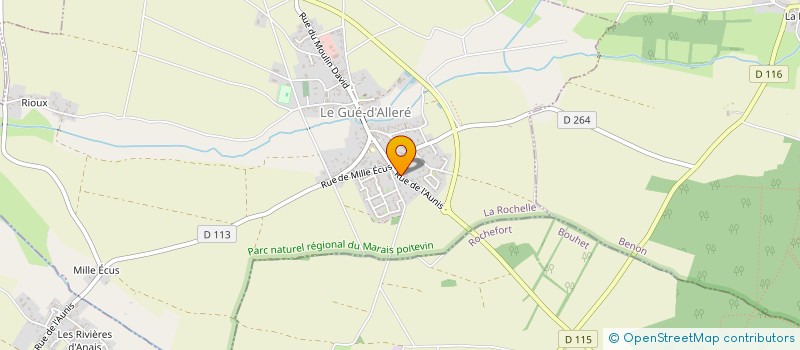 localisation de l'entreprise MADAME ANAIS JOUSSELIN  SAINT SAUVEUR D'AUNIS