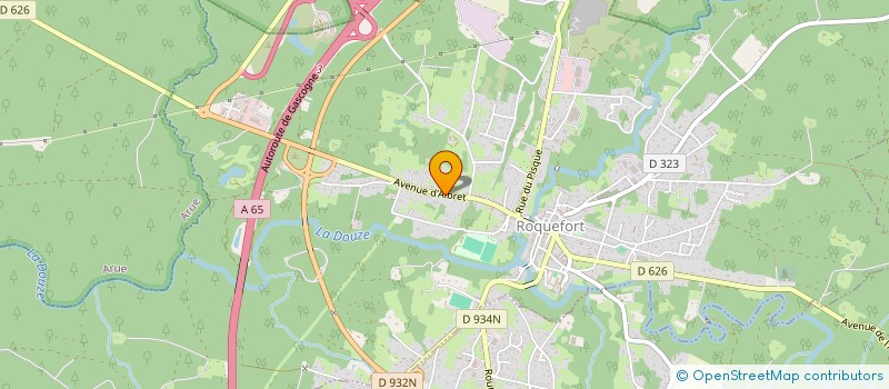 localisation de l'entreprise MADAME ANAIS JUBEAU  ROQUEFORT