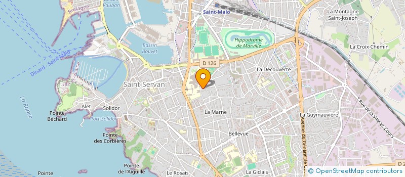 localisation de l'entreprise MADAME ANAIS KERROCH  SAINT-MALO