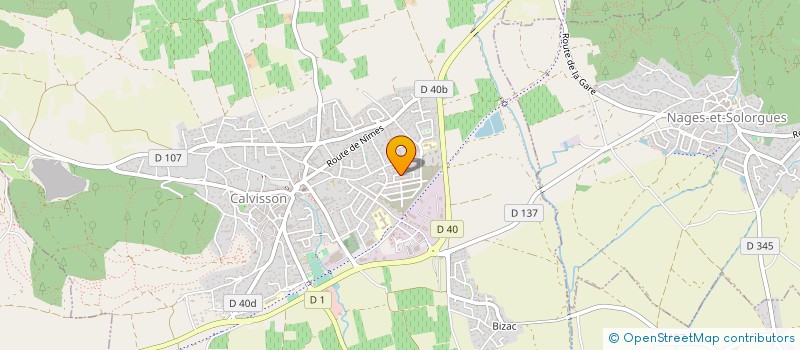 localisation de l'entreprise MADAME ANAIS KIEPURA  CALVISSON