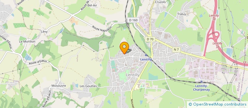 localisation de l'entreprise MADAME ANAIS KOBILEZKI  SOURCIEUX-LES-MINES