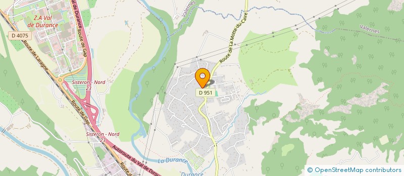 localisation de l'entreprise MADAME ANAIS KORRICHI  SISTERON