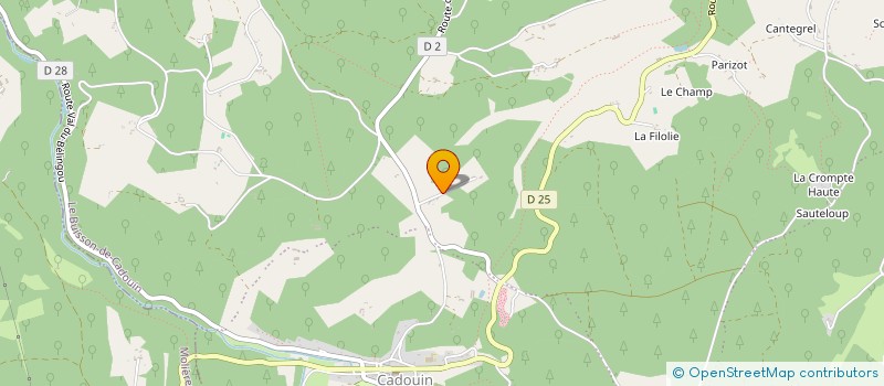 localisation de l'entreprise MADAME ANAIS KOULOURATH  LE BUISSON-DE-CADOUIN