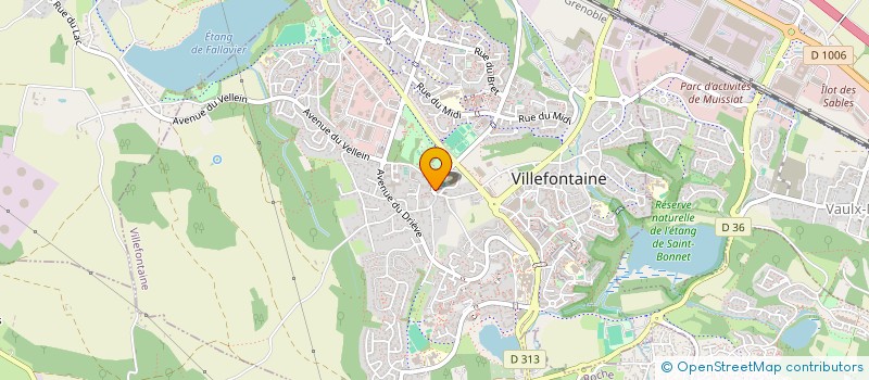 localisation de l'entreprise MADAME ANAIS KRASNIQI  VILLEFONTAINE