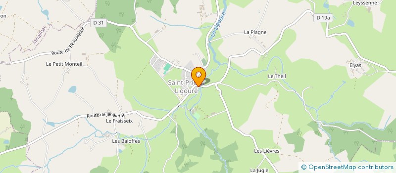 localisation de l'entreprise MADAME ANAIS KREMPEL à SAINT-PRIEST-LIGOURE