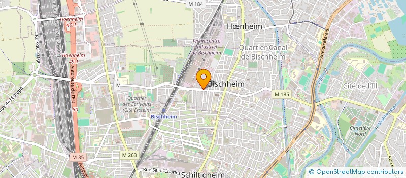 localisation de l'entreprise MADAME ANAIS KRESS à BISCHHEIM
