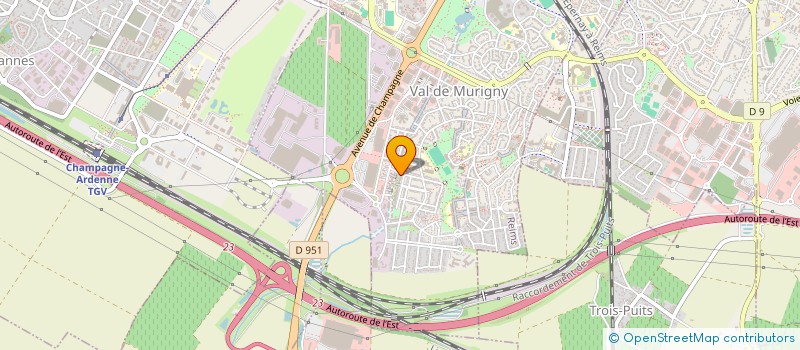 localisation de l'entreprise MADAME ANAIS KROLAK  REIMS