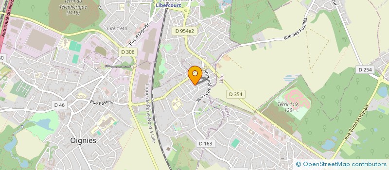 localisation de l'entreprise MADAME ANAIS L'HERITIER  OIGNIES