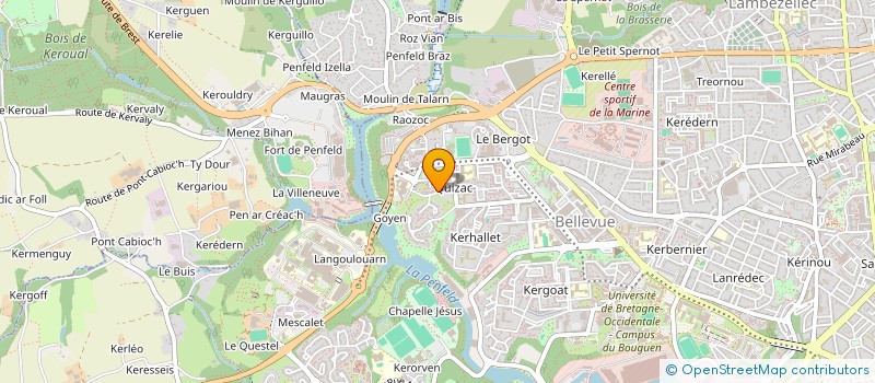 localisation de l'entreprise MADAME ANAIS LABECOT à BREST
