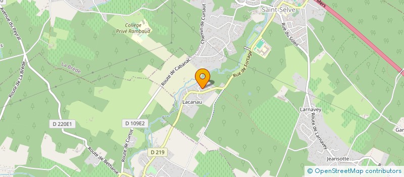 localisation de l'entreprise MADAME ANAIS LACAVE  BILLERE