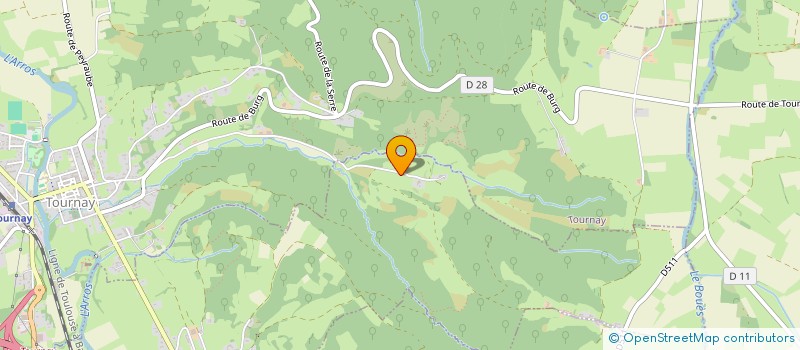 localisation de l'entreprise MADAME ANAIS LACAZE  FRECHOU-FRECHET