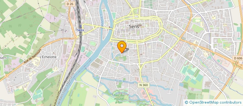 localisation de l'entreprise MADAME ANAIS LAFAURE  SENS