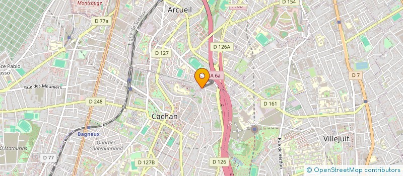 localisation de l'entreprise MADAME ANAIS LAFOSSE  CHEVREUSE