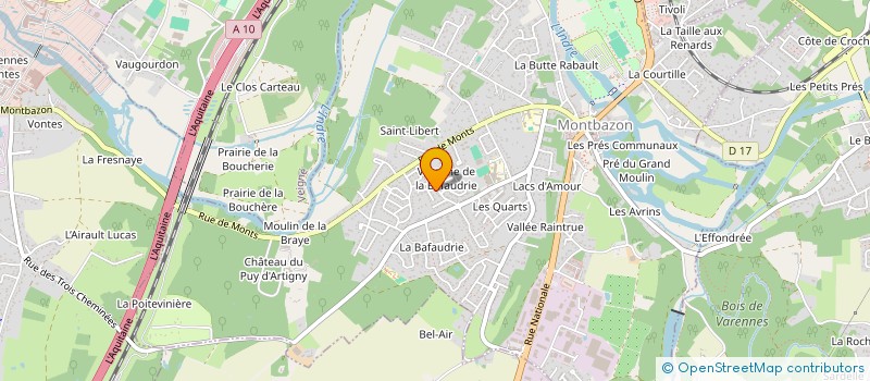 localisation de l'entreprise MADAME ANAIS LALANNE  SORIGNY