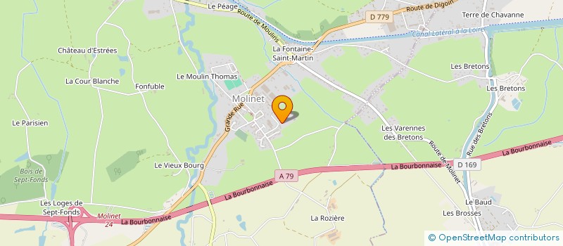 localisation de l'entreprise MADAME ANAIS LALLAIAS  MOLINET