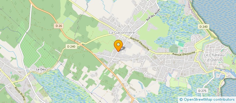 localisation de l'entreprise MADAME ANAIS LALY  LE CHATEAU-D'OLERON