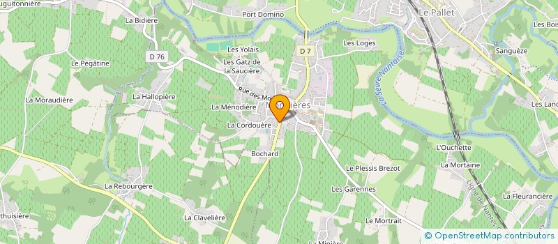 localisation de l'entreprise MADAME ANAIS LAMARRE  MONNIERES