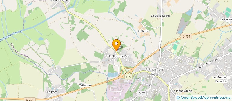 localisation de l'entreprise MADAME ANAIS LANDES à CHAUMES-EN-RETZ