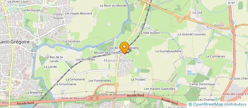 localisation de l'entreprise MADAME ANAIS LANDREAU à SAINT-GREGOIRE