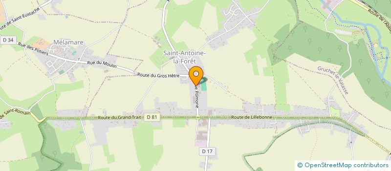 localisation de l'entreprise MADAME ANAIS LANGE  SAINT-ANTOINE-LA-FORET