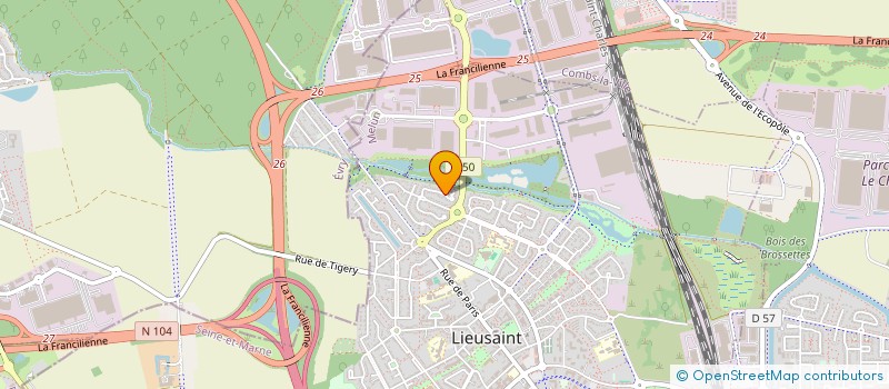 localisation de l'entreprise MADAME ANAIS LANGLOIS  LIEUSAINT