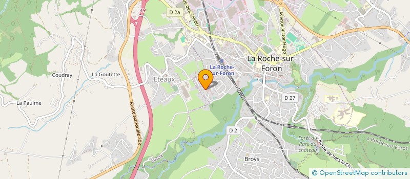 localisation de l'entreprise MADAME ANAIS LAPOSTOLLE  LA ROCHE-SUR-FORON