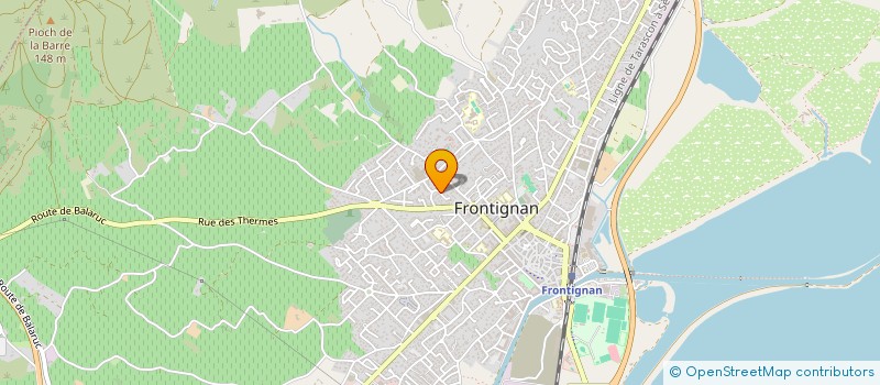 localisation de l'entreprise MADAME ANAIS LARREY à FRONTIGNAN