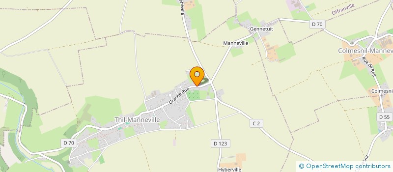 localisation de l'entreprise MADAME ANAIS LAURENT  QUIBERVILLE-SUR-MER