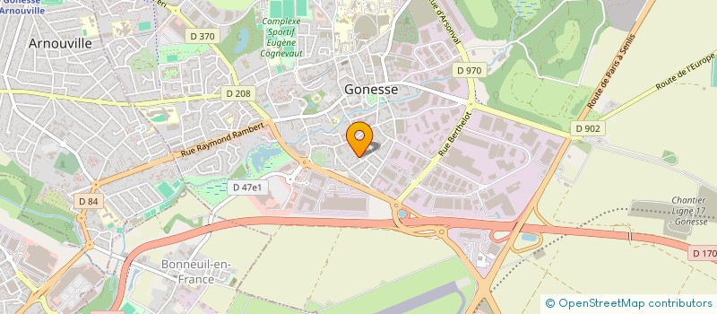 localisation de l'entreprise MADAME ANAIS LAUTIER à GONESSE