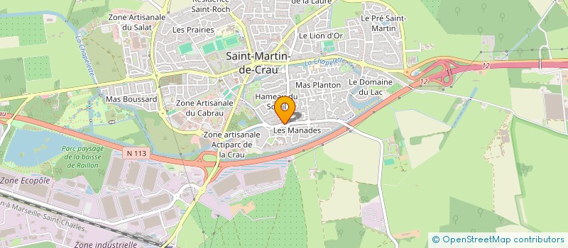 localisation de l'entreprise MADAME ANAIS LAVIE à SAINT-MARTIN-DE-CRAU