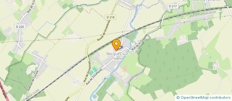 localisation de l'entreprise MADAME ANAIS LAVOINE à RECQUES-SUR-HEM