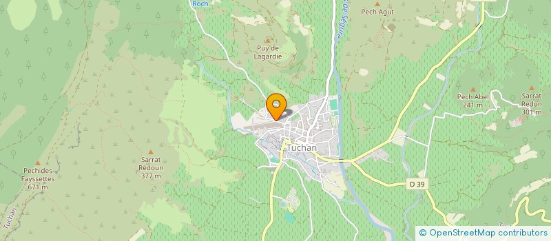 localisation de l'entreprise MADAME ANAIS LAYRAL  TUCHAN