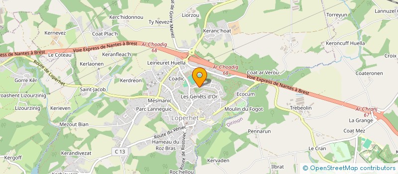 localisation de l'entreprise MADAME ANAIS LE DANIEL à LANDERNEAU