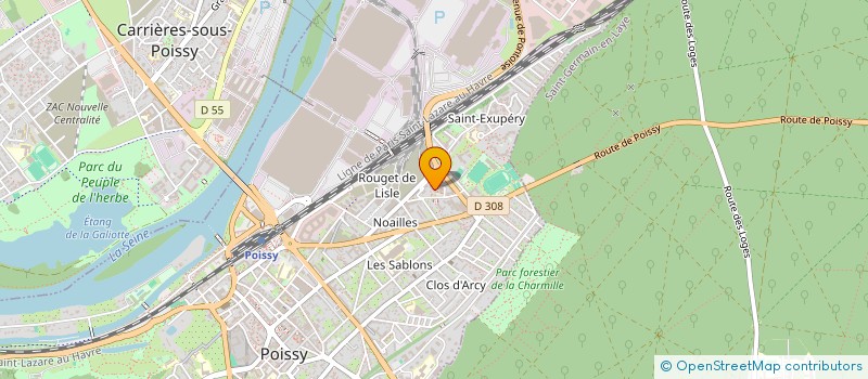 localisation de l'entreprise MADAME ANAIS LE DANTIC  POISSY